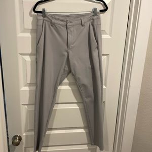 BYLT Grey Golf Pants.. Zipper Broke!